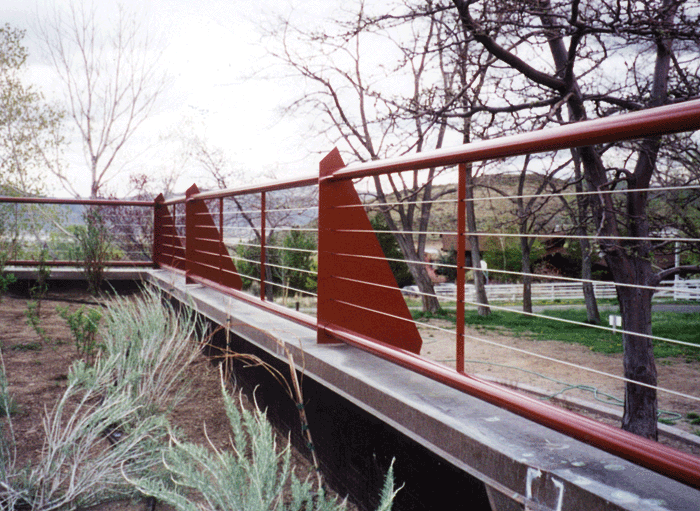Custom Railing with Stainless Steel Cable
