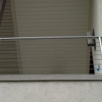 Stainless Steel Pipe Rail with Stainless Steel Cable
